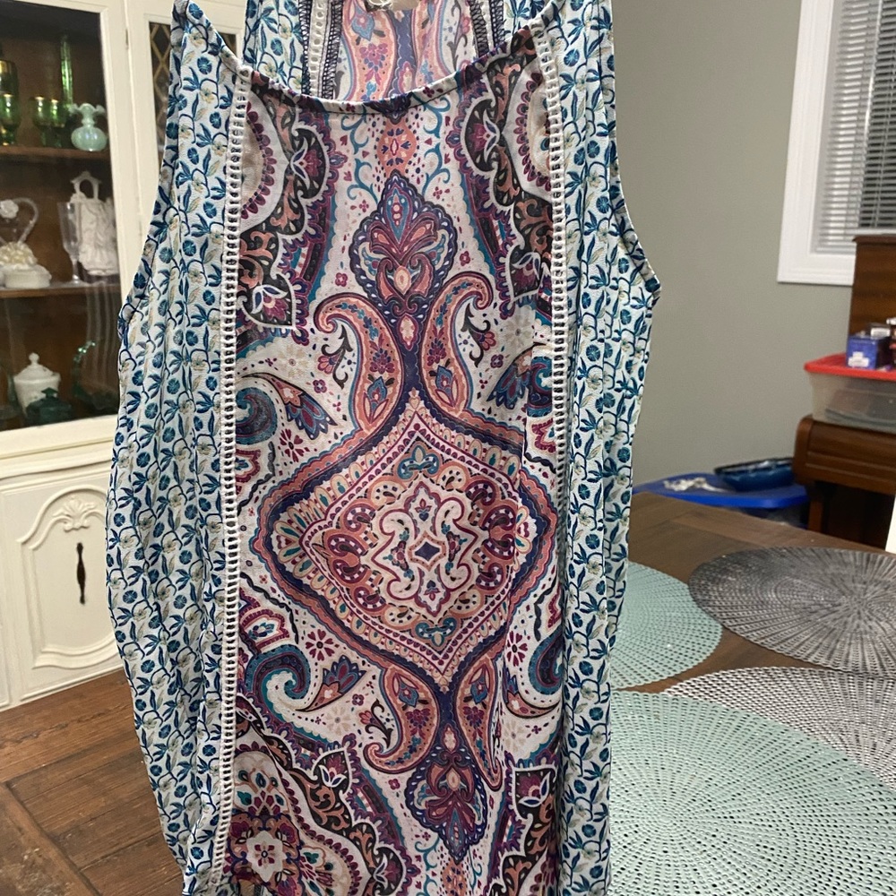 Junior print top size large